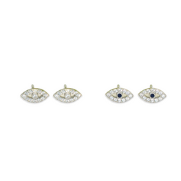 Evil Eye Earrings 925 Sterling Silver Studs Dainty Earrings Gift For her