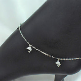 Dolphin 925 Sterling Silver Anklet