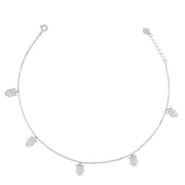 Owl 925 Sterling Silver Anklet